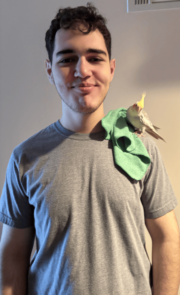 Me with my bird
